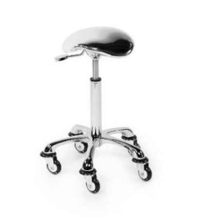 Roller coaster chair silver metal